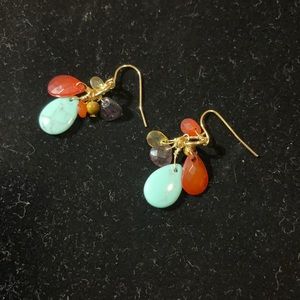 Set of hanging earrings